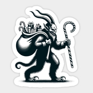 Krampus' Yuletide Joyride Sticker